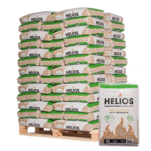 Palette Mixte de briquettes de bois Pini Kay + Nestro Mix (960Kg)
