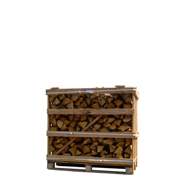 30 cm – 2.5 Stères Caisse à bûches en chêne ultra sec