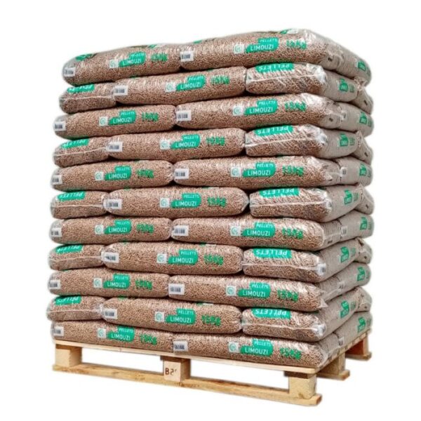 Palette De Pellet Limouzi – 66 Sacs De 15 Kg