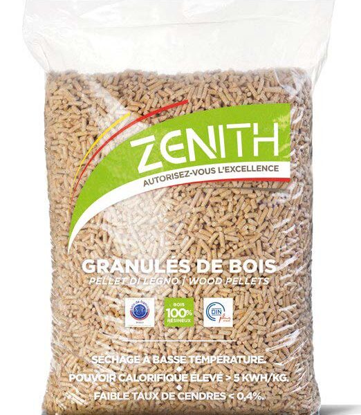Pellets De Bois Zenith Piveteau – Palette De 72 Sacs De 15 Kg